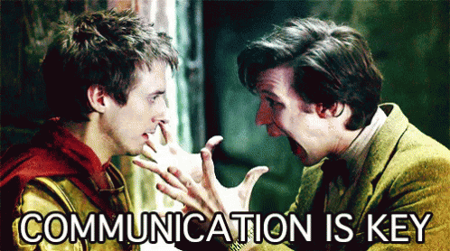 Communication is key gif for article