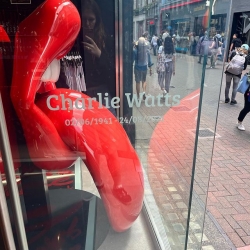 Charlie Watts Memorial Window at Carnaby Street • London
