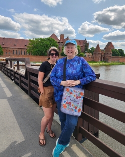 Dr. Kelly Chernin and Dr. Nina-Jo Moore • Malbork Castle, Poland