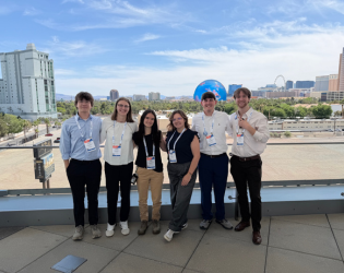 Students at BEA conference in Las Vegas
